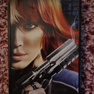 Action-Packed Video Game with Red-Haired Heroine